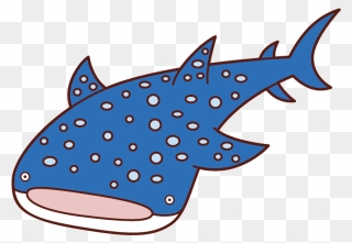 Illustration Of Whale Shark - Whale Shark Clipart