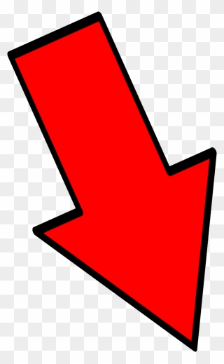 Red Arrow Png - Red Arrow Pointing Down Right Clipart