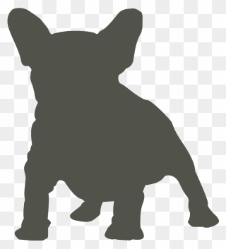 French Bulldog American Pit Bull Terrier Pug - French Bulldog Silhouette Clipart