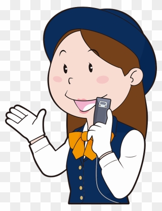 Tour Guide Clipart - バス ガイド イラスト - Png Download