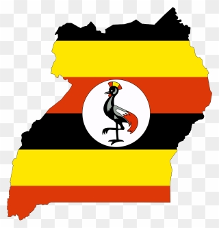 Image - Uganda Flag Map Png Clipart