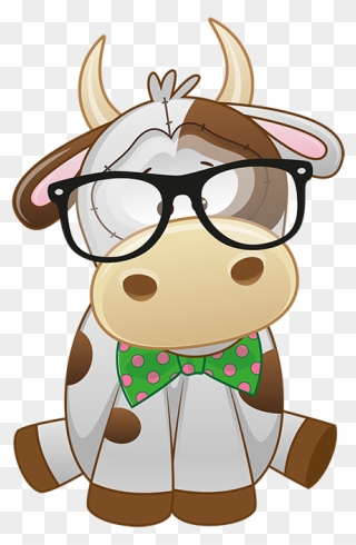 Farm Clipart Animated - Cute Cows Clipart - Png Download