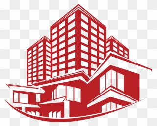 High-rise Building - Building Logo Design Png Clipart