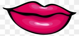 Clip Art Lips Vector Graphics Openclipart Free Content - Clip Art Cartoon Lips - Png Download