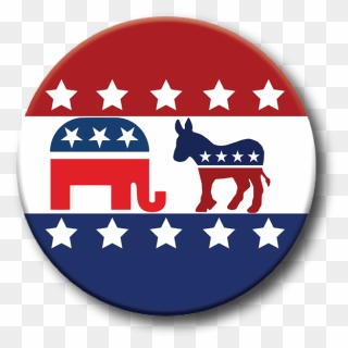 Bipartisanship Gets Things Done - Republicans Vs Democrats Logo Clipart