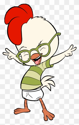 Chicken Little Crazy Happy Clipart Png Clipartly - Cartoon Chicken Little Transparent Png