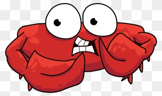 Coloring Clipart Crab - Cartoon Crab Png Transparent Png