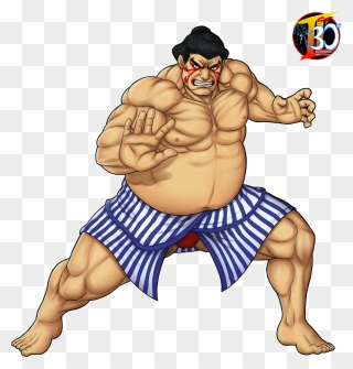 Our Street Fighter Th - E Honda Street Fighter Ii The World Warrior Clipart