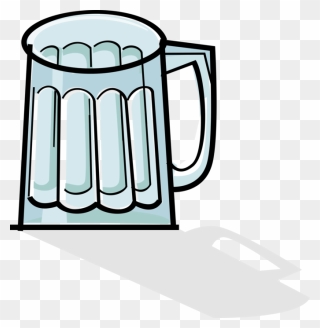 Transparent Beer Mug Clipart - Beer Glassware - Png Download