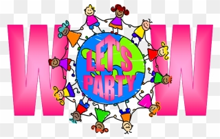 Wow Let"s Party Clipart - بمدارس دمنهور مدرسة الفارابي للغات بدمنهور - Png Download