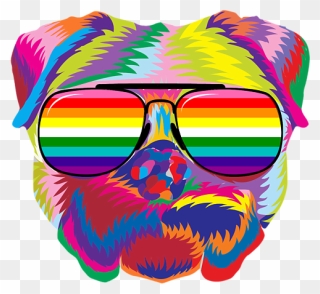 Puppy Trippy Drawing Clipart
