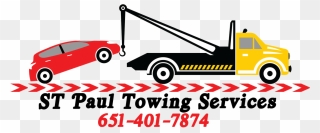 Towing Car Clipart Image Freeuse Tow Clipart - Towing Service Logo - Png Download
