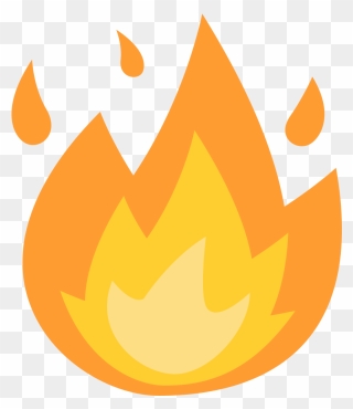 Flame Emoji Png - Lit Fire Emoji Png Clipart