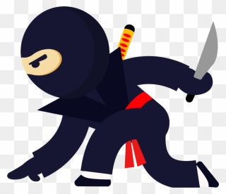 Fictional Character,cartoon,ninja - Ninja Clipart - Png Download
