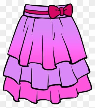 How To Draw A Skirt - Skirt Drawing Easy For Kids Clipart