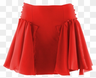 Red Skirt Png - Red Skater Skirt Clipart