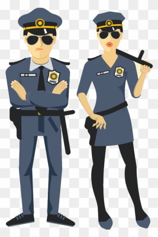 Duty Adhesive Picture Police Samsung Of Material Clipart - Policeman Cartoon Png Transparent Png