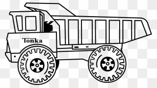 Truck102 - Tonka Truck Clip Art - Png Download