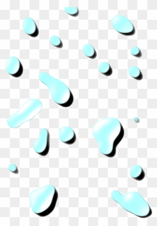 Transparent Shadows Water - White Droplets Png Clipart