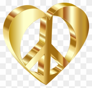 Heart,wedding Ring,gold - Clip Art - Png Download