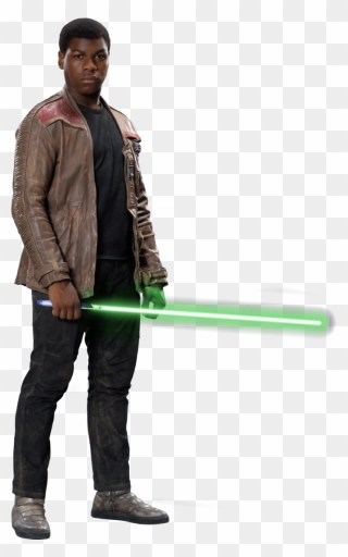 Green Lightsaber Png - Finn Star Wars Png Clipart
