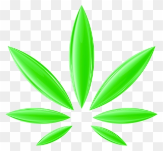 Cannabis Hemp Ganja Herb Bud Png Image - Glowing Marijuana Leaf Transparent Background Clipart