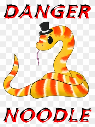Noodle Clipart Illustration, Noodle Illustration Transparent - Danger Noodle - Png Download