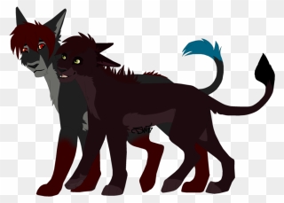 Black Cat Whiskers Demon Canidae - Gacha Life Devil Wolf Clipart