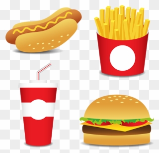 Royalty Free Download Fesat Food Icons Set Isolated - Fast Food Disegni Clipart