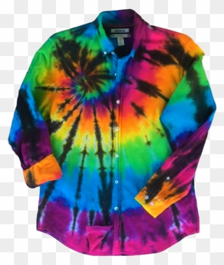 Rainbow Tie Dye Dress - Blouse Clipart