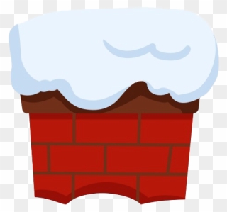 Christmas Chimney Png Transparent - Roof Clipart