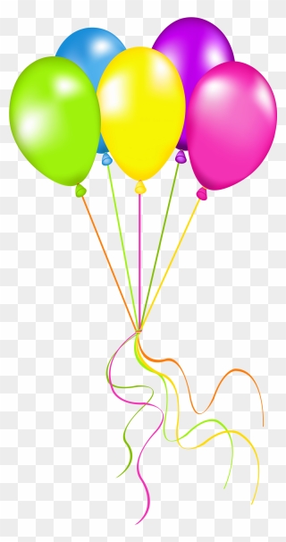 Neon Balloons Png Picture - Neon Balloons Clipart Transparent Png