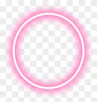 Transparent Neon Circle Transparent & Png Clipart Free - Red Circle Neon Png