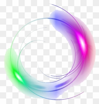 Glowing Circle Png Transparent Image - Png Circle Light Effect Clipart