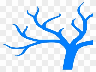 Simple Silhouette Of A Tree Clipart