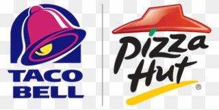 Pizza Hut Drawing - Taco Bell Pizza Hut Logo Clipart