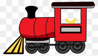 Girl On Train Cartoon Clipart