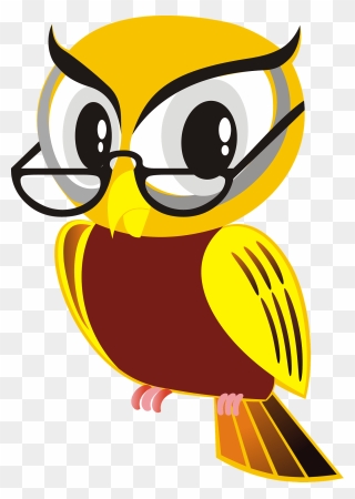 Glasses With Owl Clipart