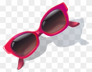 Transparent Pink Sunglasses Png - Sunglasses Clipart