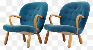 Free Download Of Armchair Png Image - Blue Arm Chair Png Clipart