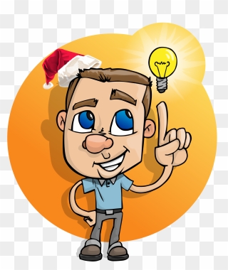 Light Bulb Thinking Clipart - Png Download