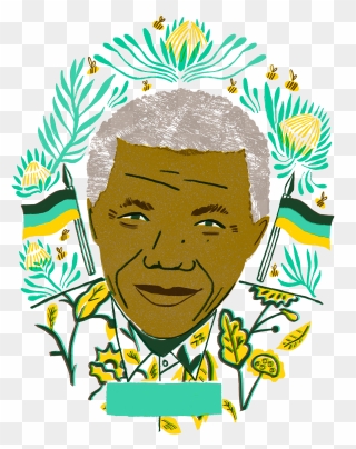 Nelson Mandela Illustration Png Clipart