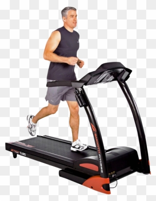 Treadmill Runner Png - Person Running On Treadmill Png Clipart