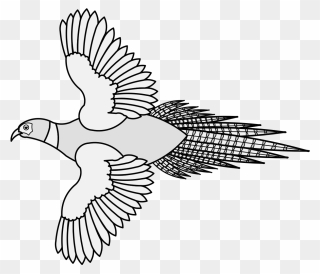 Pheasant Heraldic Clipart