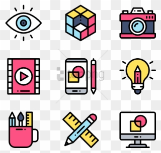 Free Png Art & Design 50 Icons - E Learning Free Icons Clipart