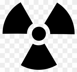 Nuke Clipart Radioactive Sign - Radiation Symbol Svg - Png Download
