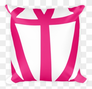 Pillow Clipart Pink Pillow - Throw Pillow - Png Download