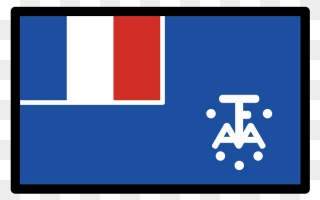 French Southern Territories Flag Emoji Clipart - Sign - Png Download