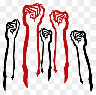 Raised Fists Clipart - Png Download