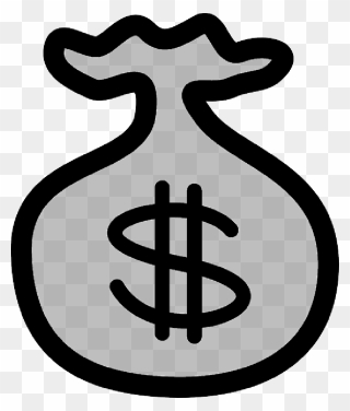 Money Bag Clipart Png , Png Download - Clip Art Money Signs Transparent Png